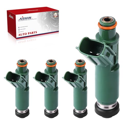 AISHAN 4PCS Fuel Injectors 12 Holes Compatible with 2000-2002 Chevy Prizm 2003-2004 Pontiac Vibe 2000-2004 Toyota Corolla 2000-2005 Mr2-Spyder Celica 2003-2006 Matrix1.8L L4 Replace# 23250-22040
