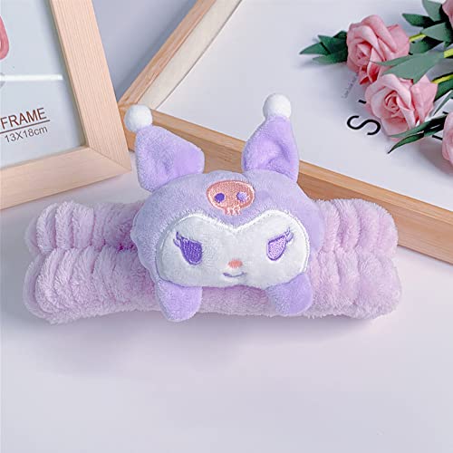 PERFECTSIGHT Kawaii Spa Headbands for Women & Girls - 2 Pack Cute Soft Fleece Facial Headbands for Makeup Skincare and Face Washing - Image 4