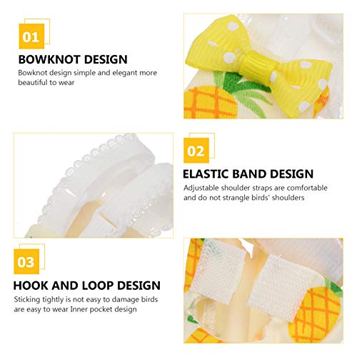 POPETPOP 2 Pezzi di Pannolino per Uccelli