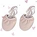 PartyKindom 1pair Elastic Band Half Dance Shoes for Adults Breathable Ballet Shoes Toe Protector Non- Design for Comfortable and Performance