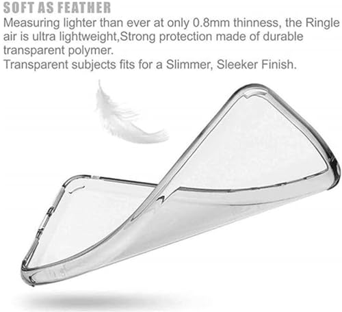 Image of COVERBLACK Rubber Silicone Back Cover for Poco C51 - Transparent