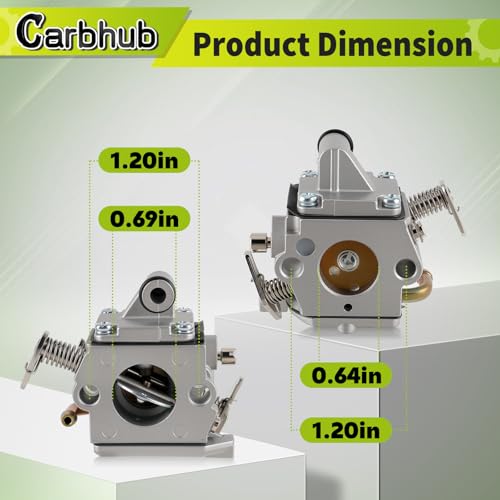 image for Carbhub MS170 Carburetor for Stihl MS170 MS180 017 018 Chainsaw with A