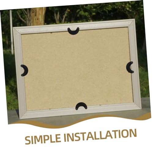 Image of Veemoon Sturdy Iron Photo Frame Hardware Frame Hooks Buckle Clips for Easy Hanging