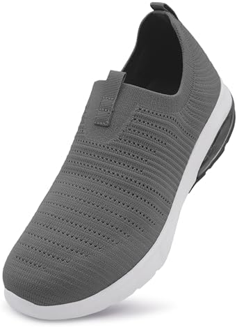 EvinTer Women’s Air Athletic Walking Shoes Slip On Lightweight Comfort Casual Tennis Running Sneakers for Gym Work Jogging