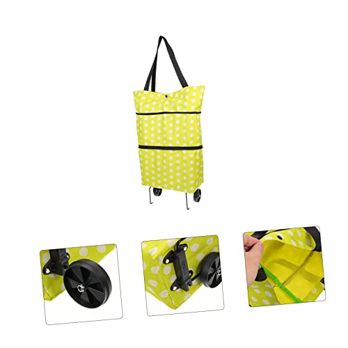 Zerodeko Einkaufswagen zusammenfalten tragbare Einkaufstasche Lebensmittelgeschäft Faltbare Einkaufstüten wagen karren faltbar Trolley für Supermarkt wiederverwendbare Einkaufstüte Haushalt – Bild 7