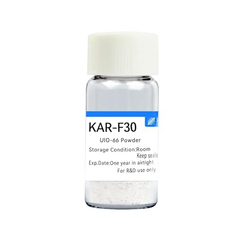 Metal Organic Frameworks MOFs UIO-66 White Powder KAR-F30 100-200 nm Ideal for adsorption, Gas Storage, Separation, and Catalysis CAS 1072413-89-8(1 Gram)