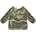 KAAVIYO Mármol Verde Camuflaje Delantales para Niños, Delantal para Pintura Mangas Largas Delantal Impermeable Infantil para 2-8 Años