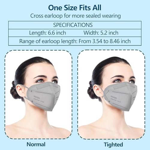 Image of MEELANA Anti Pollution 5 Layer Non Woven Fabric N95 Reusable Mask for Unisex