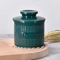 Profitez d'un beurre frais et doux : Pas de beurre froid et dur avec des odeurs de réfrigérateur. Notre beurrier garde votre beurre frais et doux, toujours prêt à être étalé sur du pain, des toasts, des gaufres ou des crêpes. Avec ce beurrier françai...