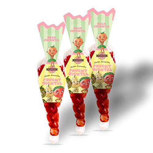 Original Meister Karamellus Erdbeer Fruchtwichtel (3 x 120 g) Cover