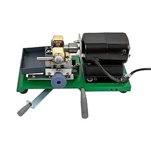 Perlenbohrmaschine 360W, variable Geschwindigkeit 500-15000 U/min, mit Fußschalter & Tiefenregler, 20 Paar Spannzangen & Werkzeugkasten – für Schmuckherstellung, Perlen, Holz, 4-35mm Bohrbereich