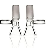 2 Pieces Glass Decorative Bowl, Handmade Glass Holder (14mm)