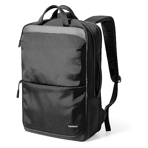 tomtoc Laptop Backpack, 15.6-16 inch Laptop Bag for Men Women, 24L Everyday Computer Backpack for 16'' MacBook Pro M4, Daypack for Work, Commute, Business, College, Weekend Trip Cover