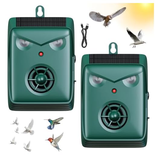 New Solar Ultrasonic Bird Repellent Device