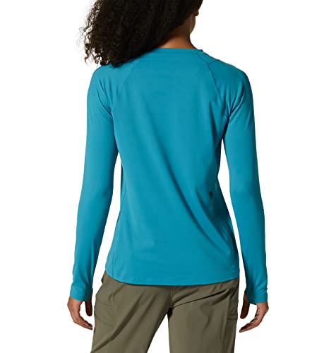 Mountain Hardwear Manga longa feminina Standard Crater Lake (Crater Lake, azul teton), grande