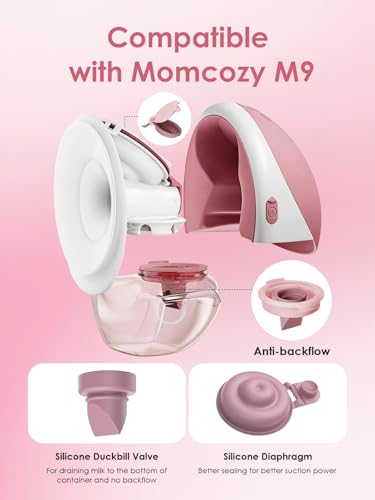 Repuestos de válvula y diafragma de silicona para extractores Momcozy M9 miniatura 2