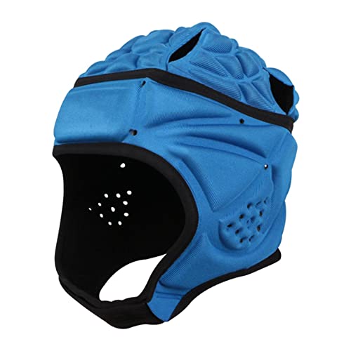 RNXRZANK Rugby Headgear for Adults and Football Hat Protector, Blue