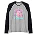 Axolotl Girl Who Loves Axolotl Ventilateur pour aquarium Manche Raglan