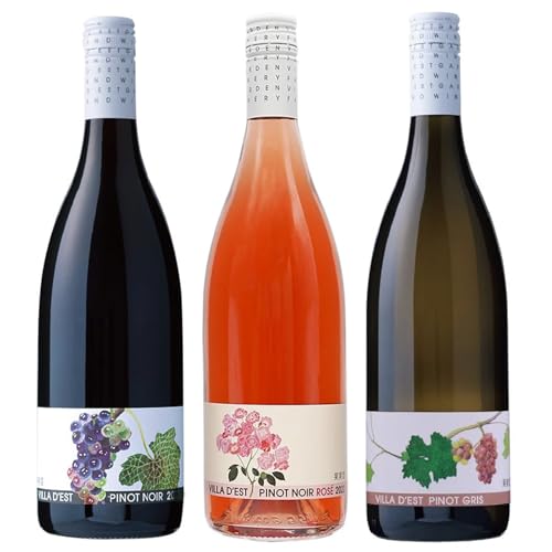 [ヴィラデストワイナリー]“ピノ"(赤・ロゼ・白)飲み比べ3本セット
