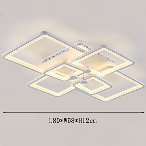 68w Plafoniera Dimmerabile con telecomando, Deco