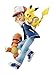 Megahouse Pokemon: Ash Ketchum & Pikachu & Charmander GEM PVC Figure