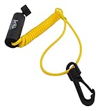JSI Yellow Safety Lanyard for Sea Doo Non-DESS 1997 & Older- Ignition Cap Key Tether Cord