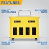 30A 125/250V Twist-Lock Temporary Power Distribution Box, Spider Box Electrical 8 x 20A GFCI Outlets, OSHA/NEC Compliant, ETL Listed, Durable 1.5M 10/4 Stow Cable