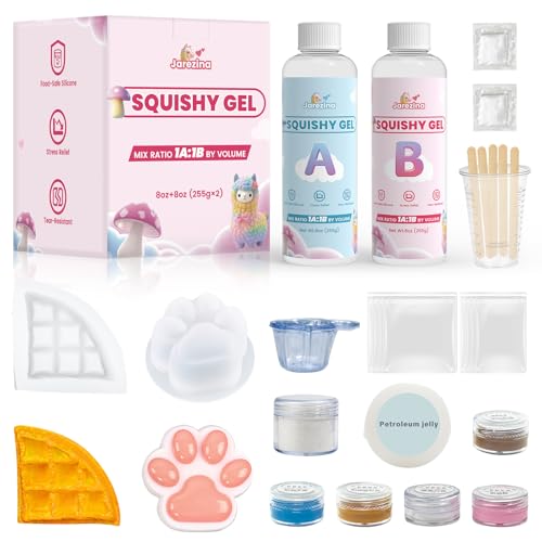 50% Off Jarezina 12 Pcs Taba Squishy Kit with Molds & Guide