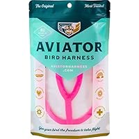 Amazon | AVIATORペットの鳥ハーネス: ミディアムブルー | The AVIATOR