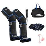 LifePro Leg Massager for Circulation and Pain Relief -Certified Leg Compression Massage Boots with Heat, Foot and Calf Massage, Recovery Machine with 5 Modes and 2 Extension Wraps