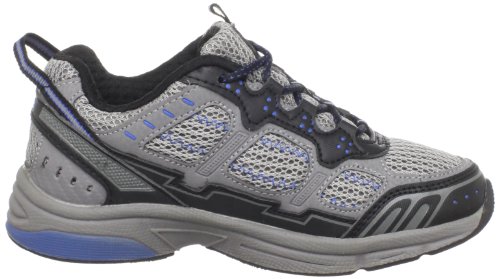 AVIA Brody Tênis (criança pequena/criança grande), Cinza/azul, 13 Little Kid