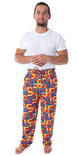 Marvel Men's Ultimate Spiderman Portrait Grid Print Adult Sleep Lounge Pajama Pants4
