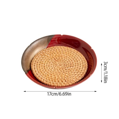 Plateau à thé en céramique pour stockage de l'eau et base de théière - 3