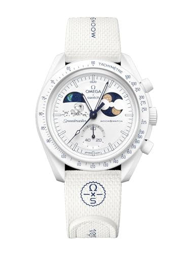 Image of Swatch MoonSwatch Omega X Mission to Earthphase Moonshine Gold Cold Moon December Wristwatch