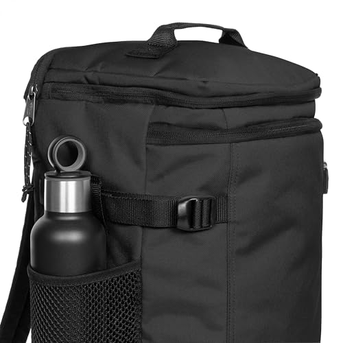 Image of EASTPAK Carry Pack - Convertible Duffel & Backpack, 30L Cabin-Size Travel Bag, Laptop Sleeve, Water Bottle Holder, Multiple Pockets, Black
