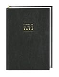 kalender 2019 a6 spiralbindung  Terminer A6, Leder schwarz 2024