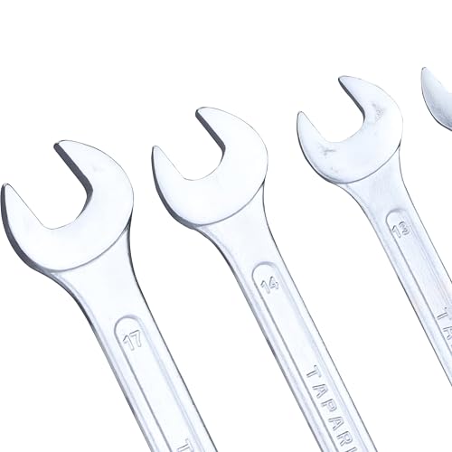 Image of Taparia CSS6 Steel 8 to 17 Combination Spanner Set (Silver, Pack of 6)