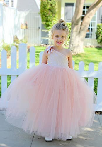 ekidsbridal One-Shoulder Sequin Tutu Flower Girl Dress Princess Dresses Pageant Gown 1824