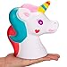 R.HORSE Jumbo Cute Unicorn Kawaii Cream Scented Squishies Slow Rising Decompression Squeeze Toys for Kids or Stress Relief Toy Hop Props, Decorative Props Large (Jumbo Unicorn)