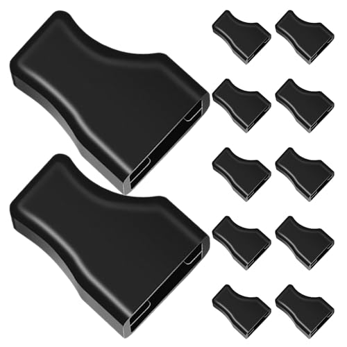 Gatuida 12 pezzi di tappi per pompe per sciroppo di caffè - Tappo versatore in silicone nero per condimenti di zucchero, olio d'oliva, bottiglie di liquore, pompe lunghe per lozione