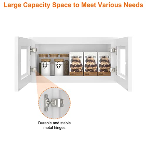 Lovmor Wall-Mounted Cabinets, Medicine Cabinets With Soft-Close Doors, Decorative Furniture For Living Rooms, Bedrooms, Kitchens, Laundry Rooms (Glass Not Included) #TOP3