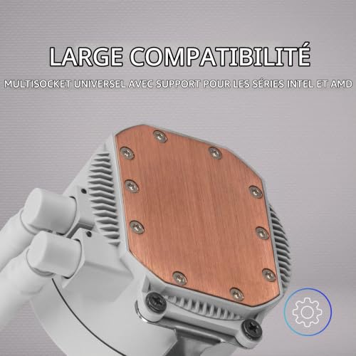 Mars Gaming MLONE360W système de refroidissement d'ordinateur Processeur Refroidisseur de liquide tout en un 12 cm 1 pièce Neuf - vue 10