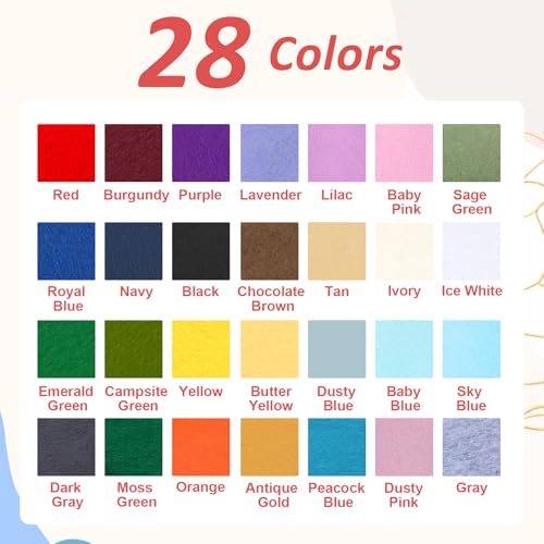 XSEINO Purple Large Felt Fabric 144" X 36 "(4 Square Yards), 1.4 mm Thick Soft Felt Fabric Sheet for Crafts, Purple Soft Nonwoven Fabric, Fit for Decoration, Sewing, DIY Crafts by XSEINO - Used condition - Image 3