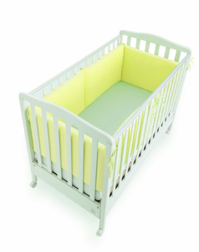 Italbaby, 225.9998 - Chichonera con 4 lados, para bordear la cuna amarillo