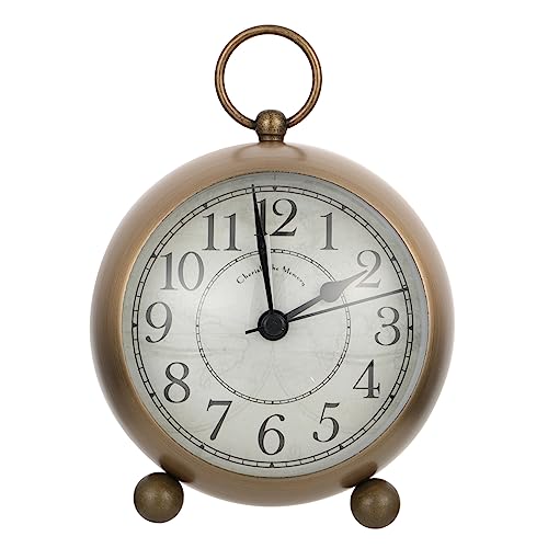 HYTROVE Despertador con Radio y Luz Reloj Analógico Retro para Sala y Comedor Silencioso