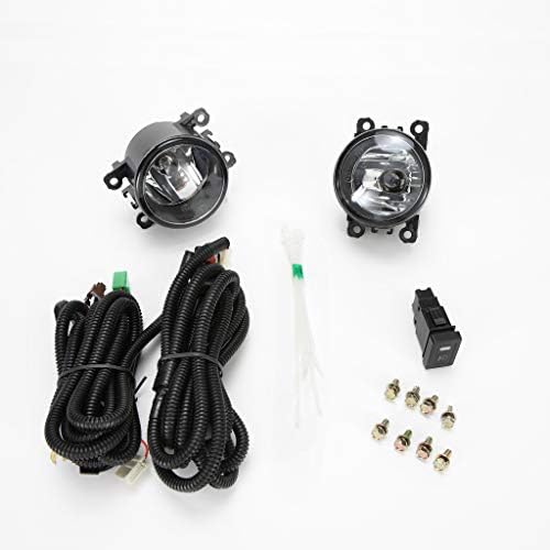 LEDIN Fog Lights for 2006-2014 Suzuki GRAND VITARA (OE Style Clear Lens with Switch, Wires, Bulbs)