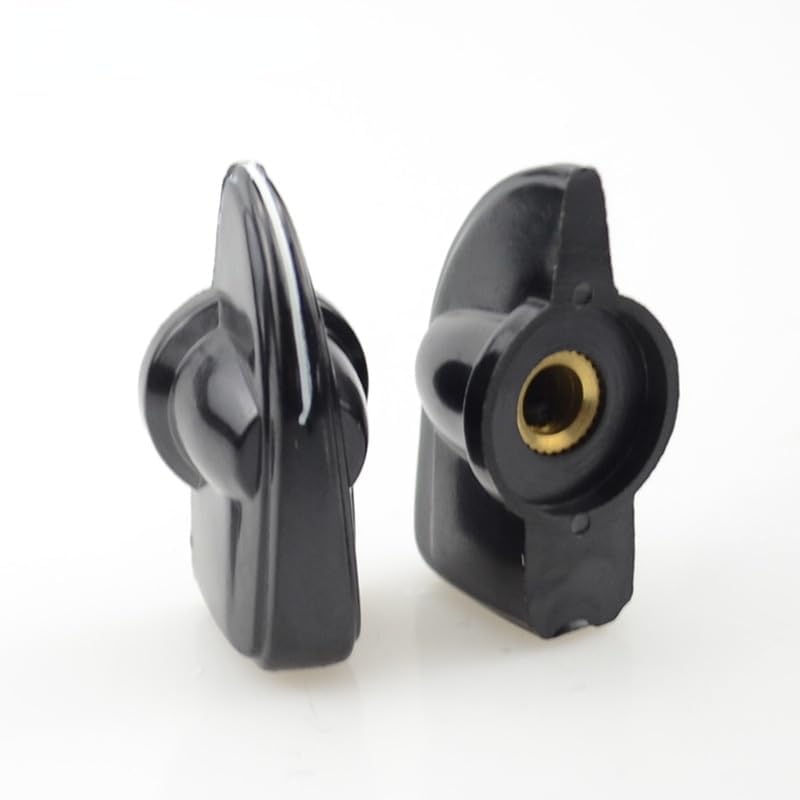 【JMORCO】JMORCO プラスチック ポテンショメーター ノブ ギター アンプ チキン ヘッド コントロール ノブ 6mm 20個★送料込