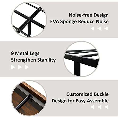 Amerlife Queen Bed Frame With 4 Xl Storage Drawers, Storage Platform Bed With Wooden Headboard & Footboard, No Box Spring Needed, (Bt-829Q) #TOP4