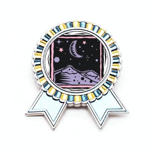 Broche violette pour sublimer vos vestes d'hiver Mountain Moon