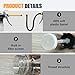 YoRise 2PCS Oil Can Pump Oiler, High-Pressure Lubrication Oil Spray Can with Flex Spout, Rigid Transparent Bottle Thumb Pump Tool Oiler, Automotive Oiling Gun Accessories (Clear)